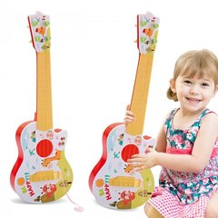 Woopie akustinen kitara lapsille, punainen, 43 cm hinta ja tiedot | Kehittävät lelut | hobbyhall.fi