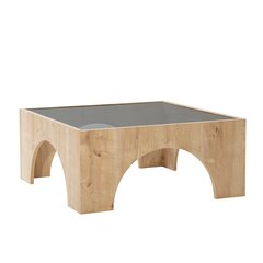 Sohvapöytä, Asir, 37x50 cm, tummanharmaa/vaaleanruskea hinta ja tiedot | Sohvapöydät | hobbyhall.fi