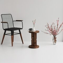 Sivupöytä, Asir, 27x42x27 cm, tummanruskea hinta ja tiedot | Sohvapöydät | hobbyhall.fi