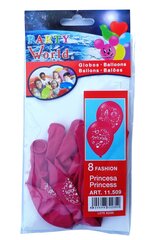 Ilmapallot Princess 8 kpl hinta ja tiedot | Ilmapallot | hobbyhall.fi