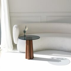 Sohvapöytä, Asir, 50x50x50 cm, ruskea/tummanharmaa hinta ja tiedot | Sohvapöydät | hobbyhall.fi