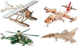 4in1 3D-puusimulaatiohelikopterit ja -lentokonesarja LIVMAN H-53 hinta ja tiedot | Kehittävät lelut | hobbyhall.fi
