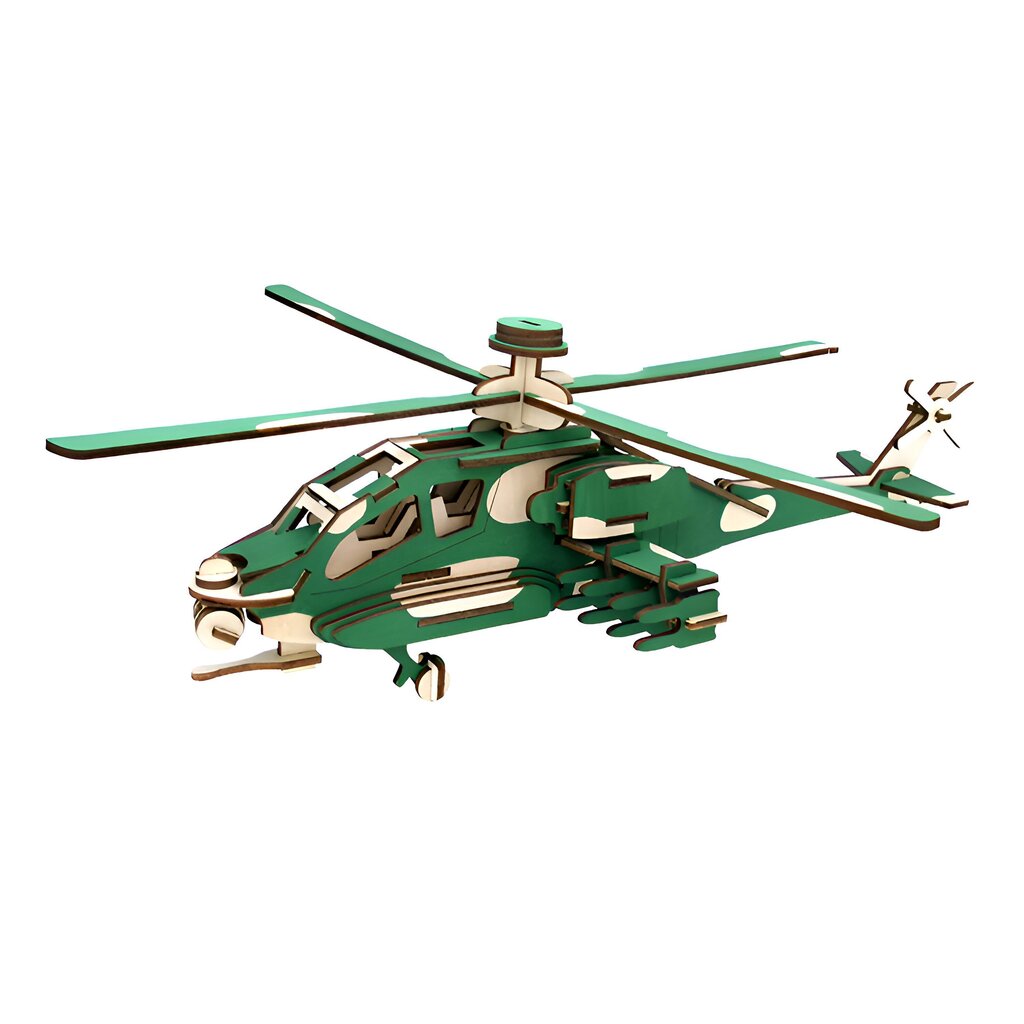 4in1 3D-puusimulaatiohelikopterit ja -lentokonesarja LIVMAN H-53 hinta ja tiedot | Kehittävät lelut | hobbyhall.fi
