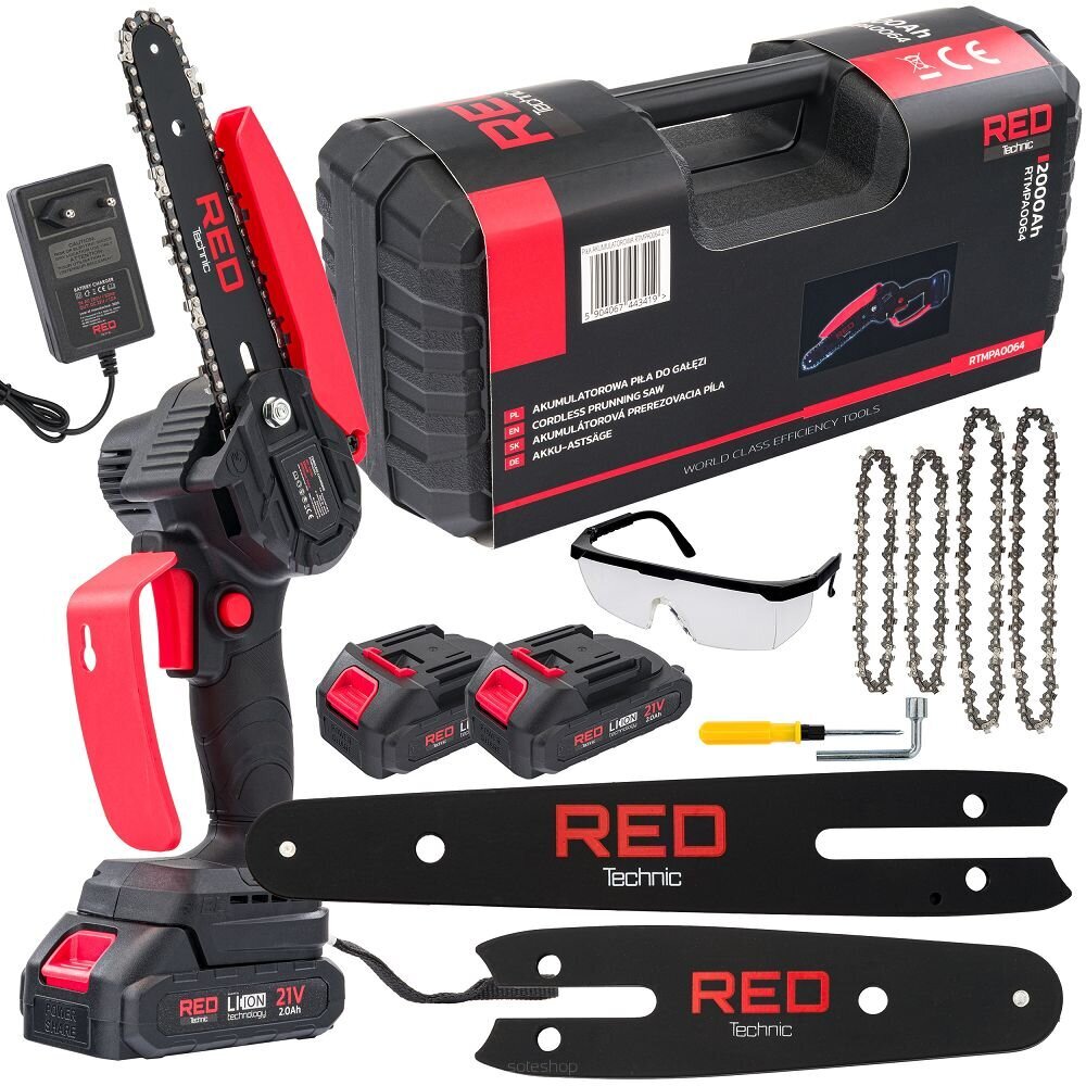 Bensiinimoottorisaha Red Technic RTPSP0035 5,7hv, 4,25 kw, 16''-18'' hinta ja tiedot | Moottorisahat | hobbyhall.fi