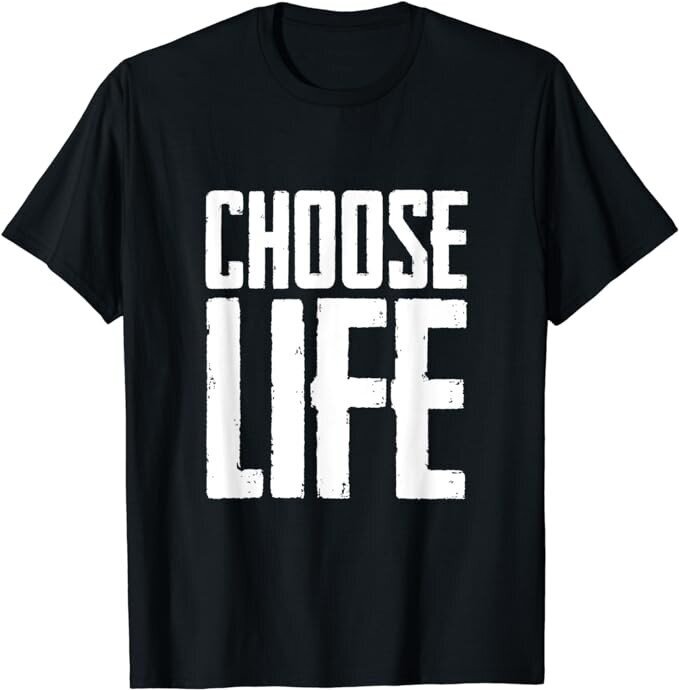 T-paita Choose Life, Musta hinta ja tiedot | Naisten aluspaidat | hobbyhall.fi