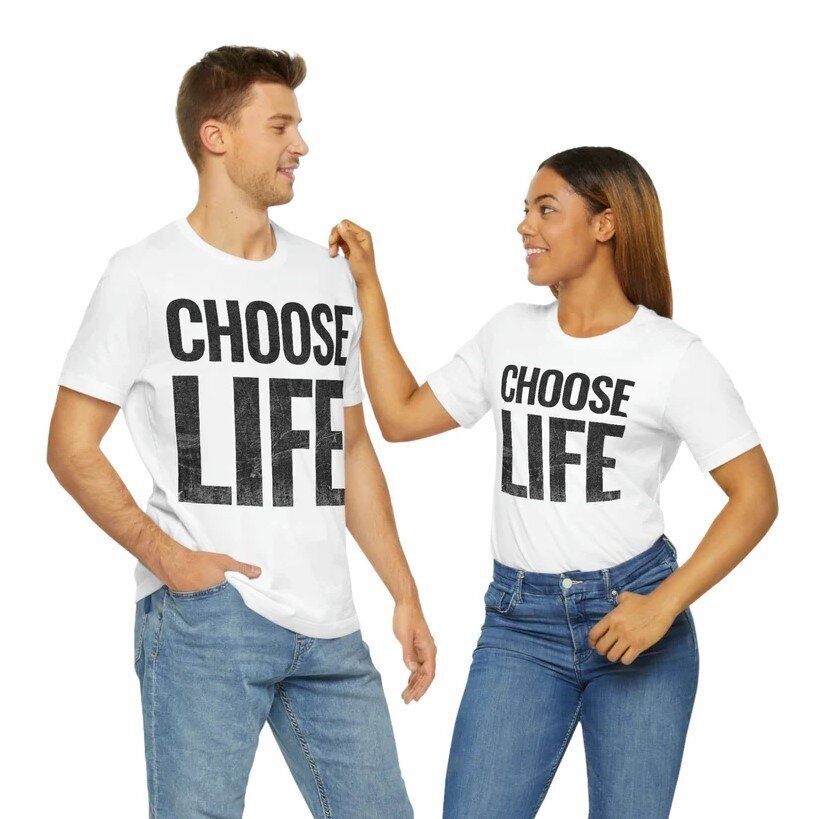 T-paita Choose Life, Musta hinta ja tiedot | Naisten aluspaidat | hobbyhall.fi