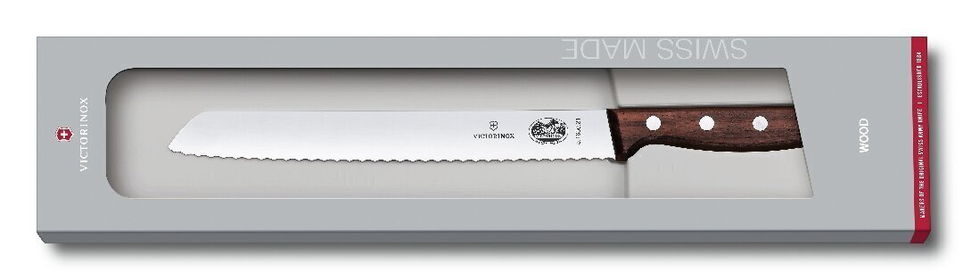 Victorinox leipäveitsi, 21 cm, kahvamateriaali puuta hinta ja tiedot | Veitset ja tarvikkeet | hobbyhall.fi