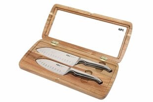 Furi santoku veitset East / West ™ setti puulaatikossa, 3-osainen. hinta ja tiedot | Veitset ja tarvikkeet | hobbyhall.fi