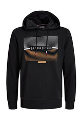 Huppari Jack & Jones 12249269BLACK-L hinta ja tiedot | Miesten puserot ja hupparit | hobbyhall.fi