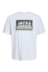 T-paita Jack & Jones 12253442WHITE-M hinta ja tiedot | Miesten T-paidat | hobbyhall.fi