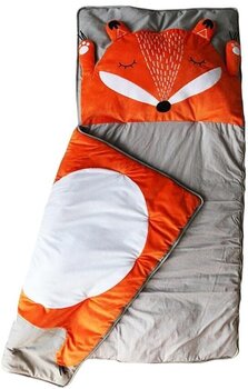 Lasten makuupussi Fox, 165x75 cm, harmaa/oranssi hinta ja tiedot | Makuupussit | hobbyhall.fi