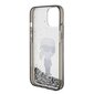 Karl Lagerfeld KLHCP15SLKKNSK iPhone 15 6.1" transparent hardcase Liquid Glitter Ikonik hinta ja tiedot | Puhelimen kuoret ja kotelot | hobbyhall.fi