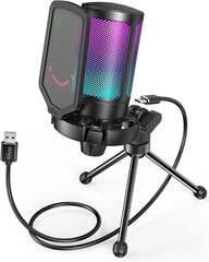 Fifine AmpliGame A6V RGB, Black hinta ja tiedot | Mikrofonit | hobbyhall.fi