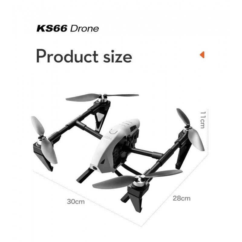 KS66 drone 8K HD -kameralla, 5G Wi-Fi hinta ja tiedot | Dronet | hobbyhall.fi