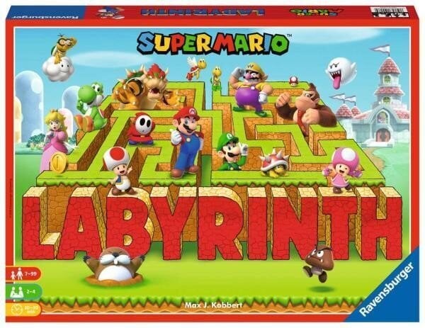 Ravensburger Super Mario Labyrinth PL/CS/HU/RO/SK 27265 hinta ja tiedot | Lautapelit ja älypelit | hobbyhall.fi