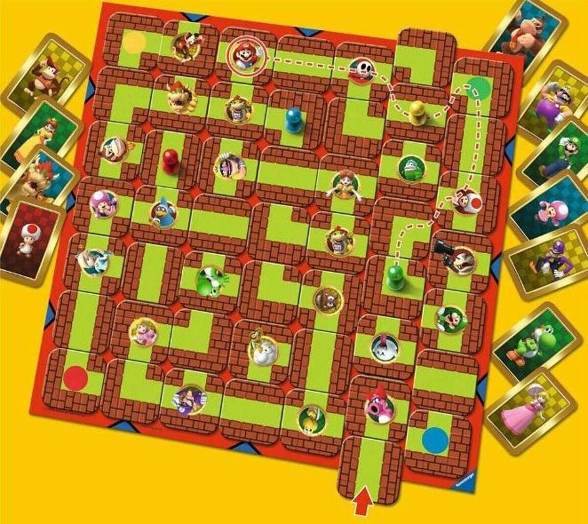 Ravensburger Super Mario Labyrinth PL/CS/HU/RO/SK 27265 hinta ja tiedot | Lautapelit ja älypelit | hobbyhall.fi