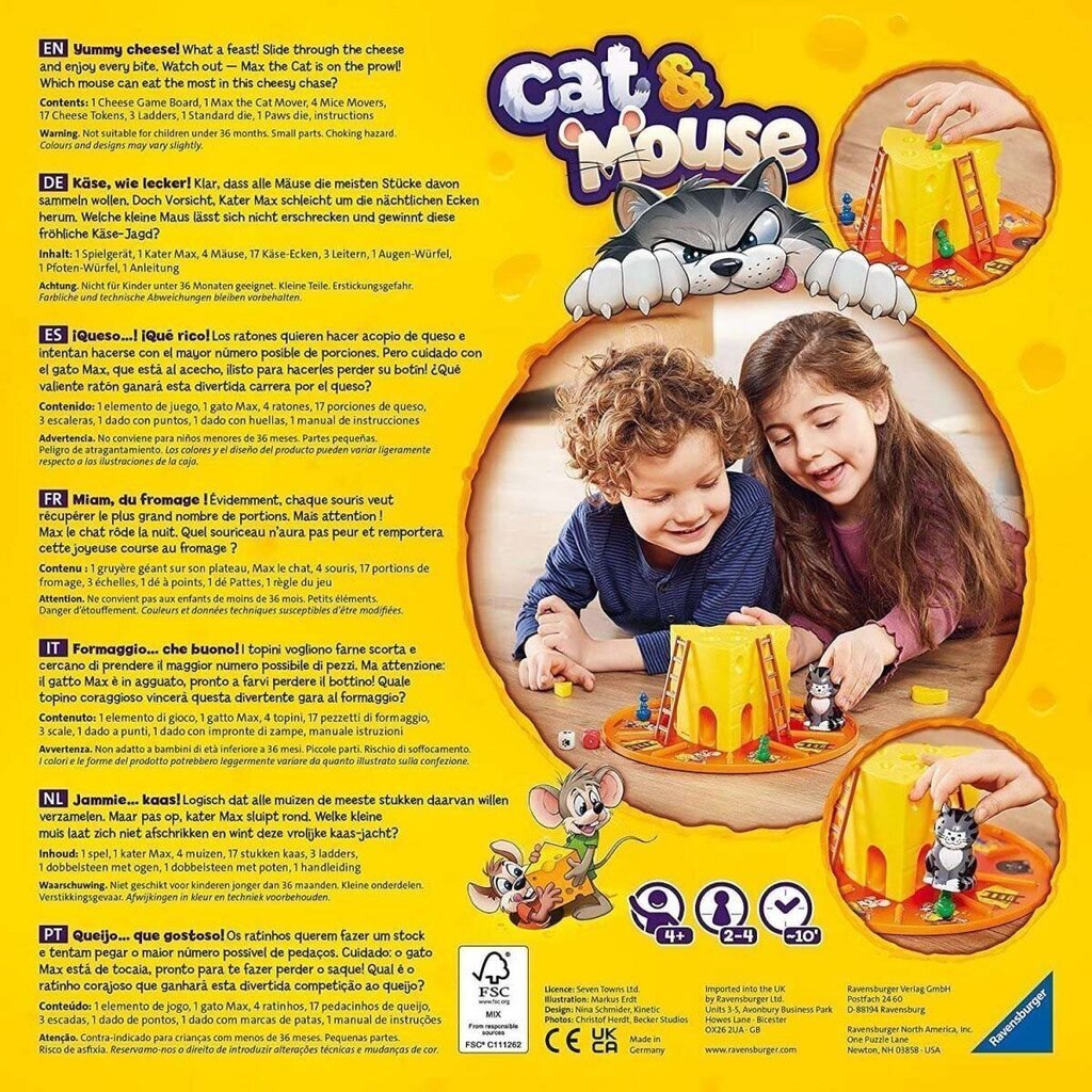 Ravensburger Cat & Mouse 24563 hinta ja tiedot | Lautapelit ja älypelit | hobbyhall.fi