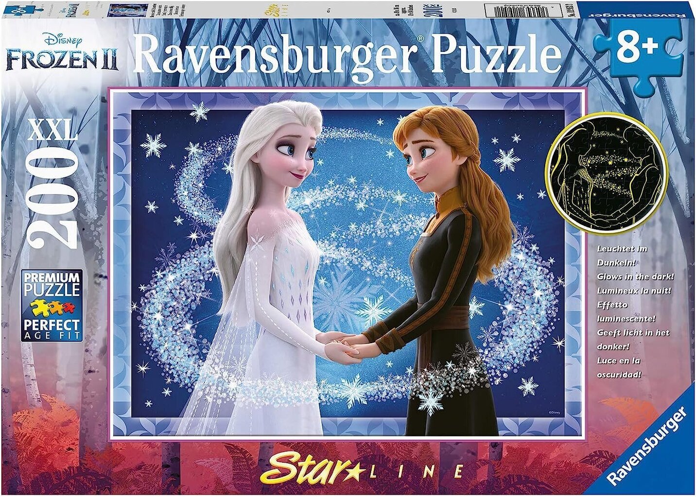 Ravensburger Puzzle Frozen 2 Starline 200PC 12952 hinta ja tiedot | Palapelit | hobbyhall.fi