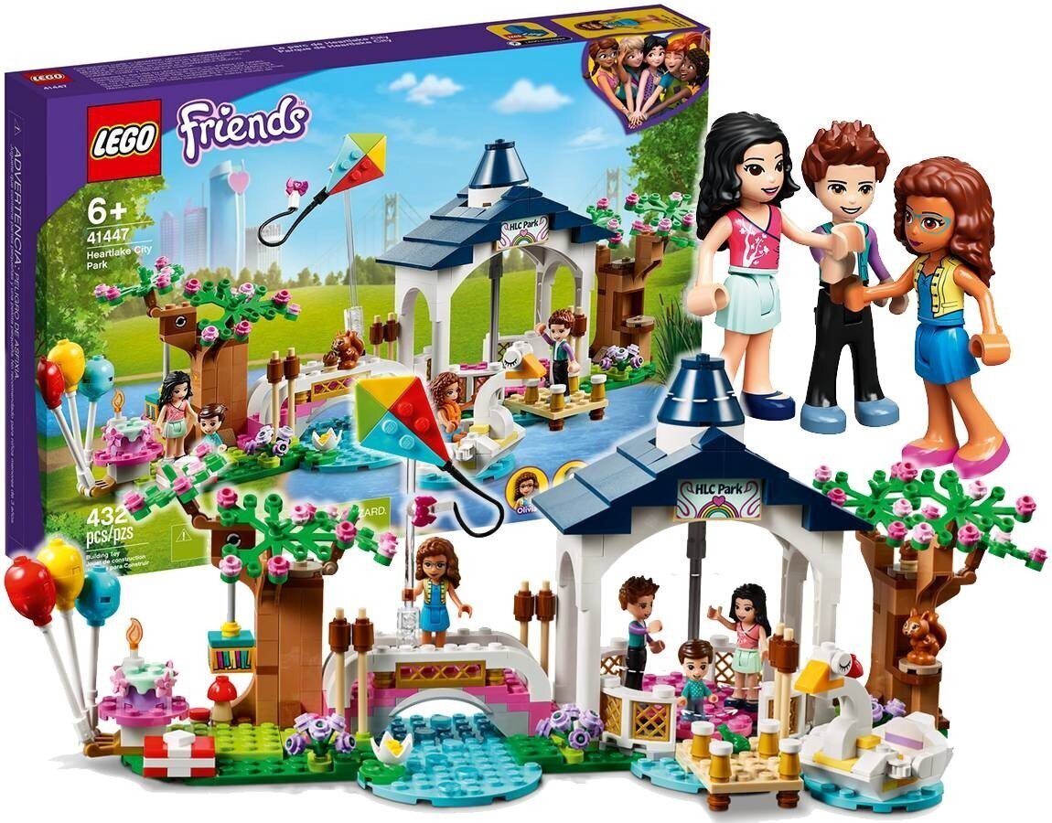 LEGO Friends Park Heartlake Klocks 41447 hinta ja tiedot | LEGOT ja rakennuslelut | hobbyhall.fi