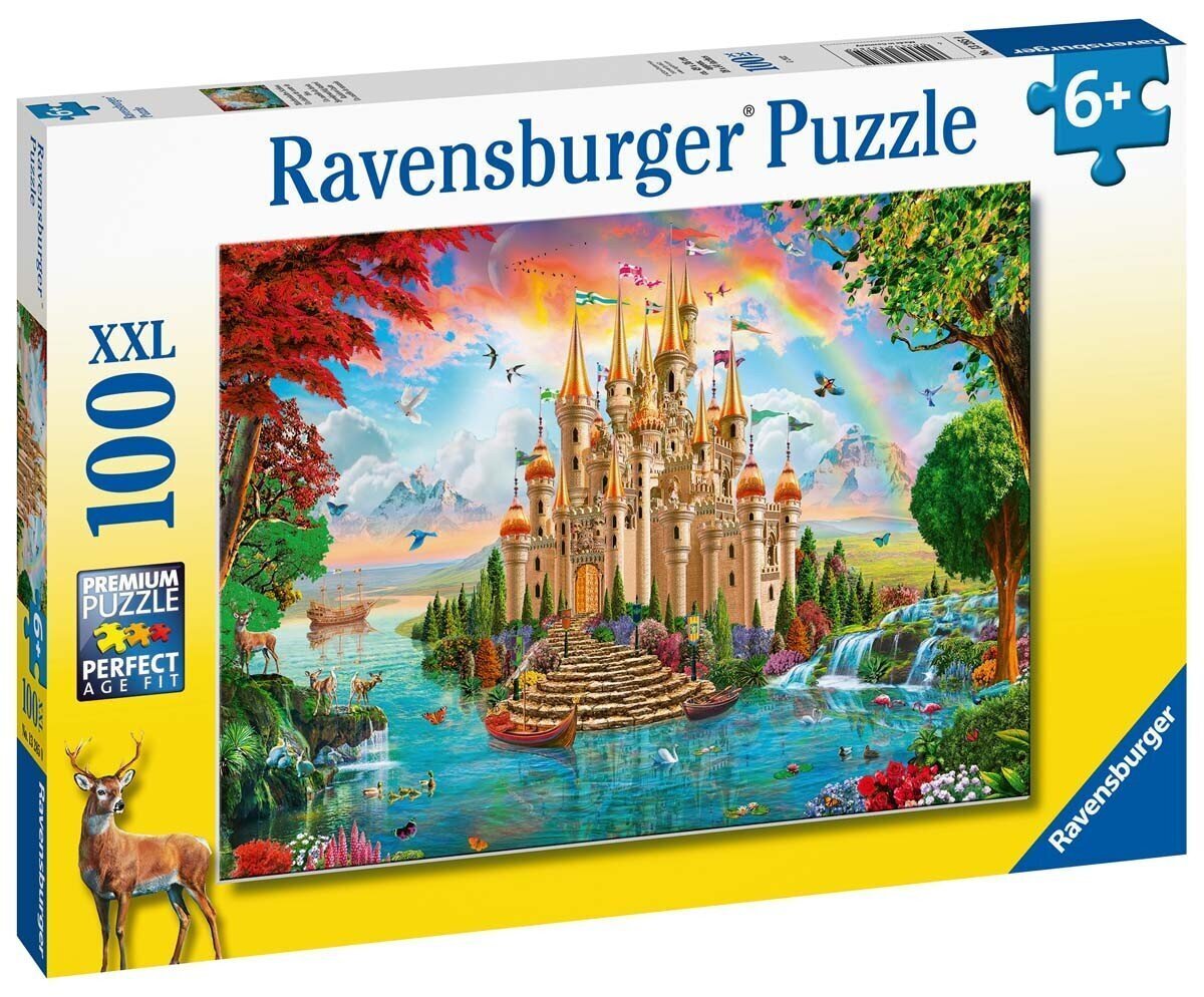 Ravensburger Puzzle Rainbow Castle 100P 13285 hinta ja tiedot | Palapelit | hobbyhall.fi