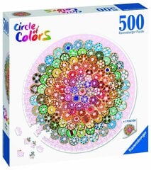 Ravensburger Puzzle Circle of Colors Donuts 500pc 17346 hinta ja tiedot | Palapelit | hobbyhall.fi