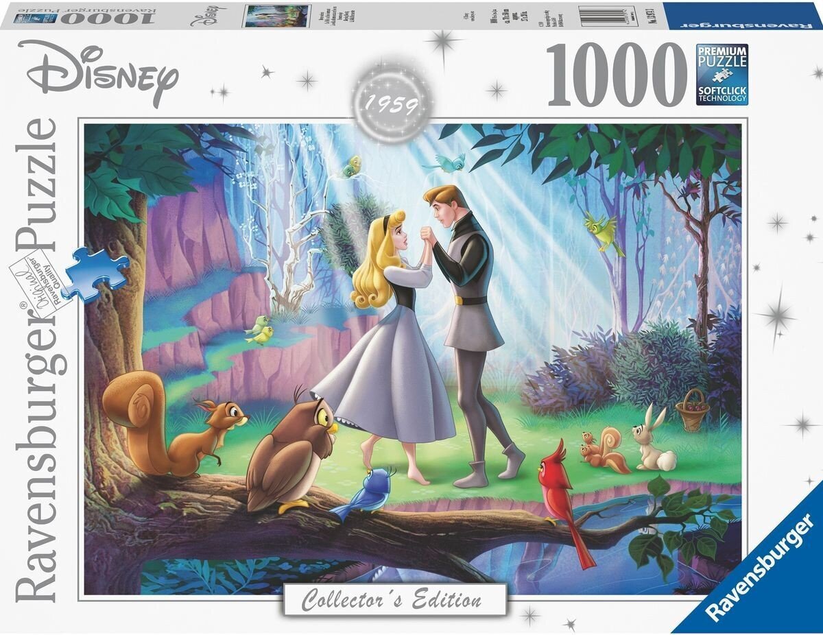 Ravensburger Puzzle Sleeping Beauty 1000pc 13974 hinta ja tiedot | Palapelit | hobbyhall.fi