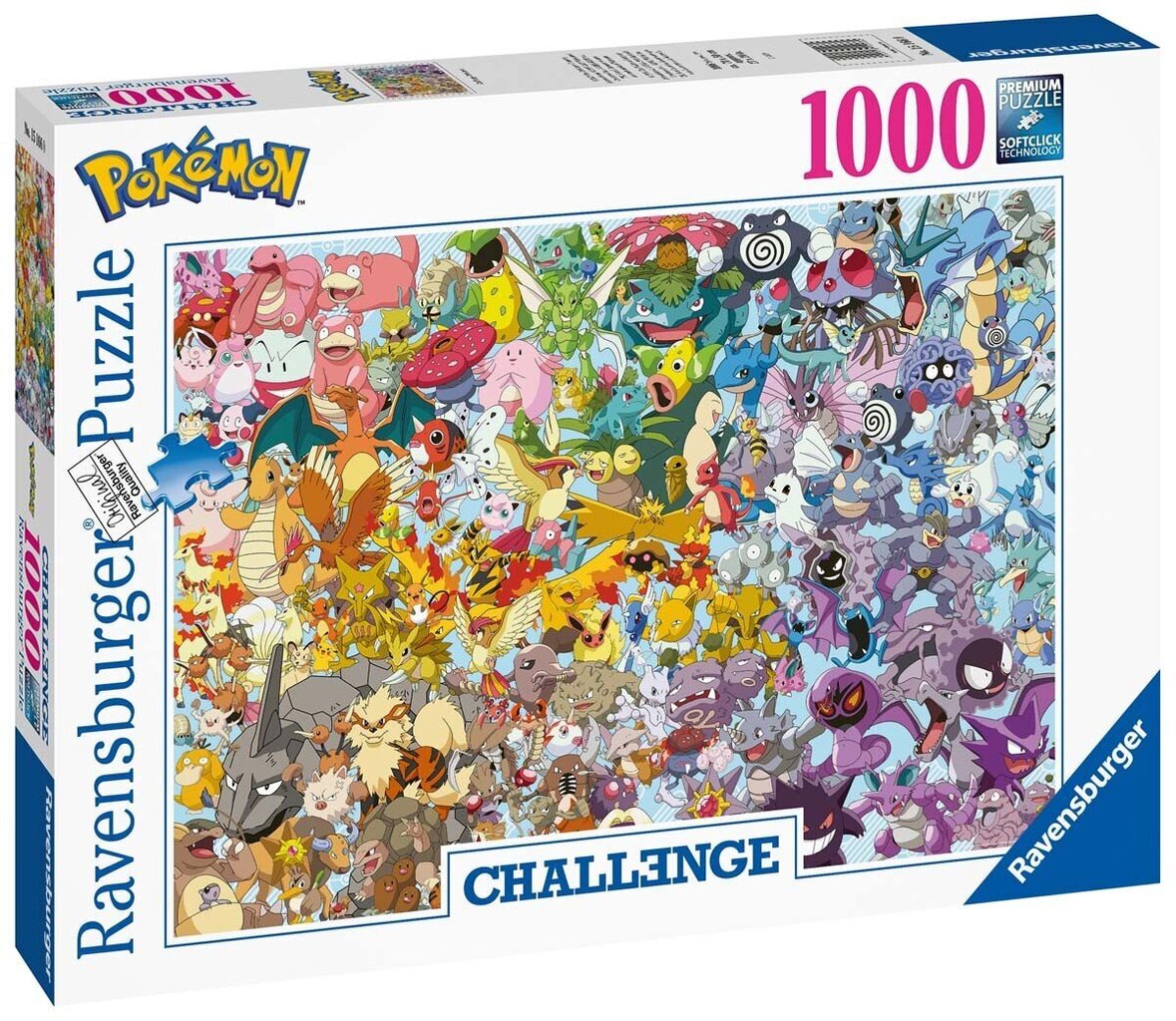 Ravensburger Puzzle Challenge Puz.-Pokémon 1000p 15166 hinta ja tiedot | Palapelit | hobbyhall.fi