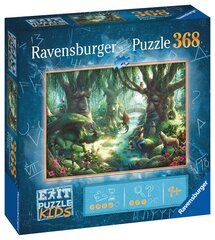 Ravensburger Puzzle Exit Kids: Magic Wald 368P 12955 hinta ja tiedot | Palapelit | hobbyhall.fi