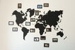 Puinen maailmankartta, musta hinta ja tiedot | Taulut | hobbyhall.fi