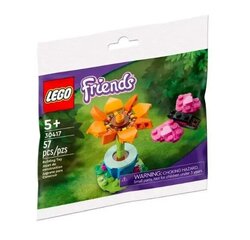 30417 LEGO® Friends Puutarhan kukka ja perhonen hinta ja tiedot | LEGOT ja rakennuslelut | hobbyhall.fi
