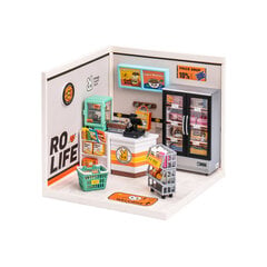 Rolife Super Creator Energy Supply Store Plastic DIY Miniature House Kit DW002 hinta ja tiedot | LEGOT ja rakennuslelut | hobbyhall.fi