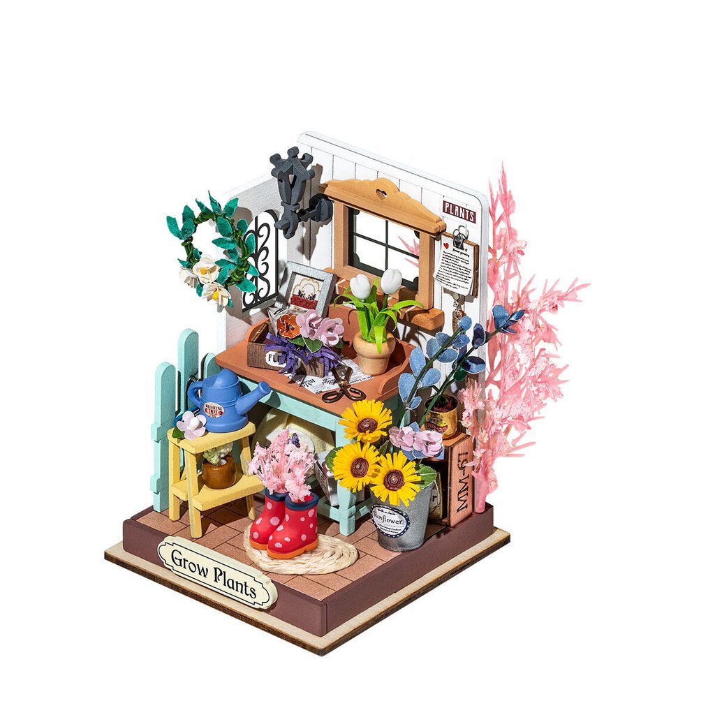 Rolife Dreaming Terrace Garden DIY Miniature House DS030 hinta ja tiedot | LEGOT ja rakennuslelut | hobbyhall.fi