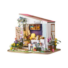 Rolife Lily's Porch DG11 DIY Miniature Dollhouse with Cat 1:20 hinta ja tiedot | LEGOT ja rakennuslelut | hobbyhall.fi