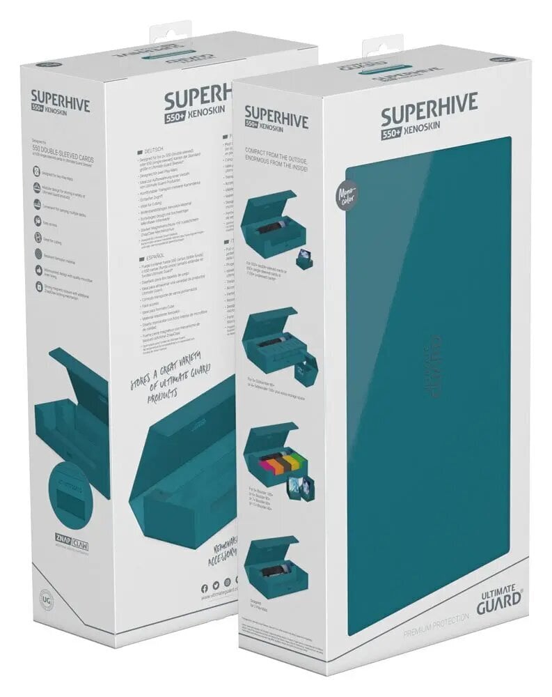 Ultimate Guard Superhive 550+ XenoSkin Yksivärinen Bensiini hinta ja tiedot | Lautapelit ja älypelit | hobbyhall.fi