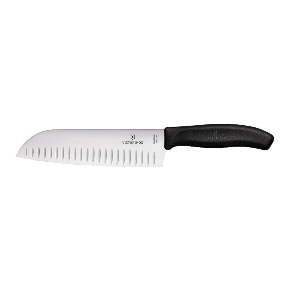 Victorinox Swiss Classic santoku 17cm, musta hinta ja tiedot | Veitset ja tarvikkeet | hobbyhall.fi