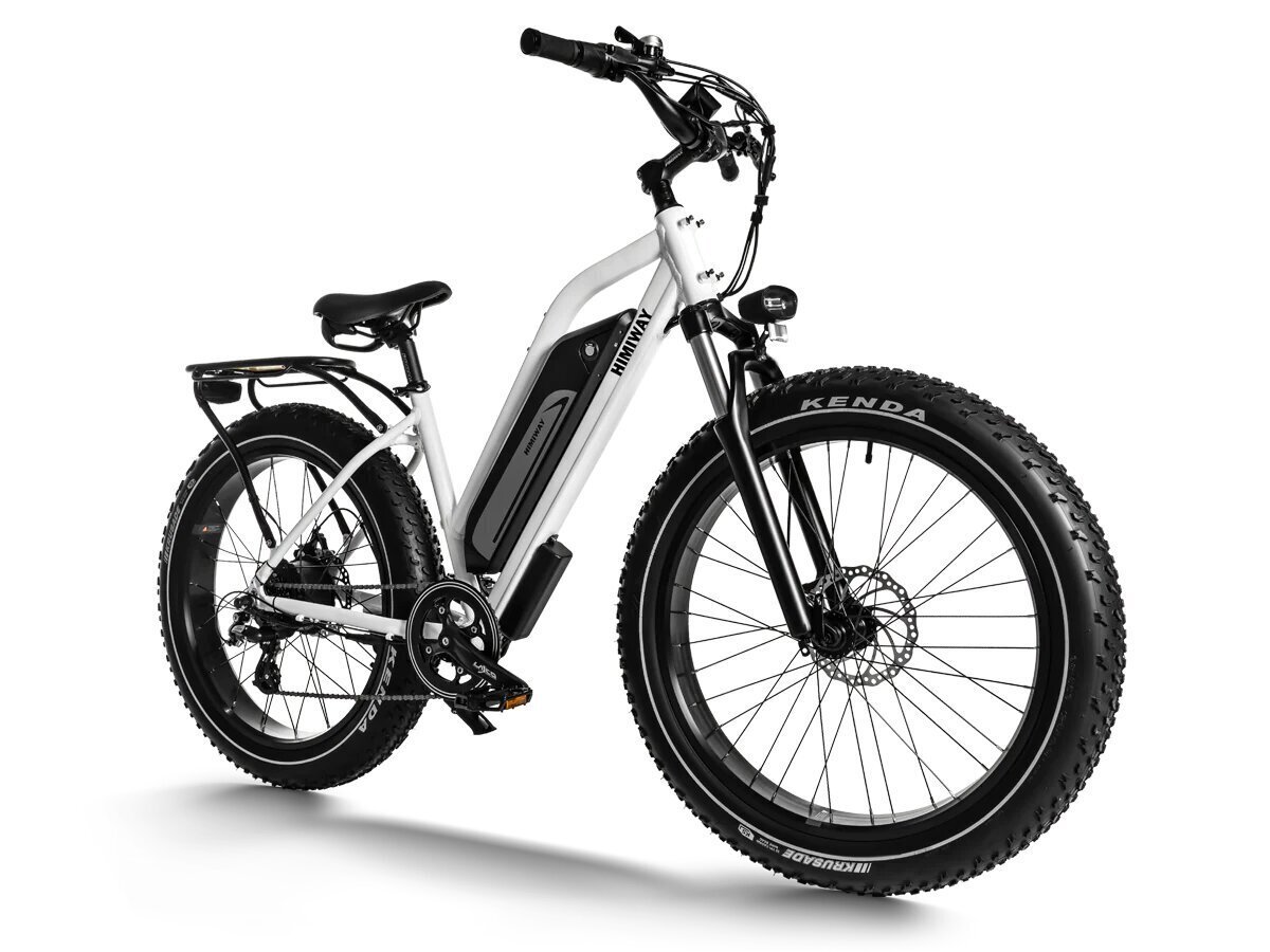 Sähköpyörä Himiway Cruiser Step-Thru 26", valkoinen, 250W, 17,5Ah LG hinta ja tiedot | Sähköpyörät | hobbyhall.fi