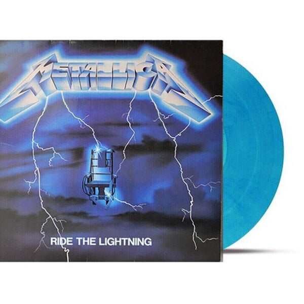 Vinyylilevy LP METALLICA Ride The Lightning Electric Blue Vinyl, Limited Edition, Remastered