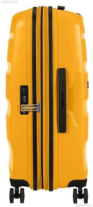 American Tourister keskikokoinen matkalaukku Bon Air DLX Spinner Expandable 66cm, keltainen hinta ja tiedot | Matkalaukut ja -kassit | hobbyhall.fi