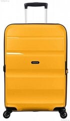 American Tourister keskikokoinen matkalaukku Bon Air DLX Spinner Expandable 66cm, keltainen hinta ja tiedot | Matkalaukut ja -kassit | hobbyhall.fi