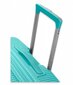 American Tourister keskikokoinen matkalaukku Soundbox Spinner Expandable 67cm, vaaleansininen hinta ja tiedot | Matkalaukut ja -kassit | hobbyhall.fi