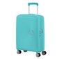 American Tourister lentolaukku Soundbox Spinner Expandable 55cm, vaaleansininen hinta ja tiedot | Matkalaukut ja matkakassit | hobbyhall.fi