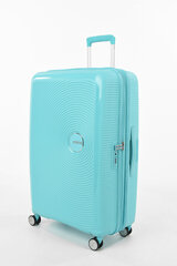 American Tourister iso matkalaukku Soundbox Spinner Expandable 77cm, vaaleansininen hinta ja tiedot | American Tourister Koulutarvikkeet | hobbyhall.fi