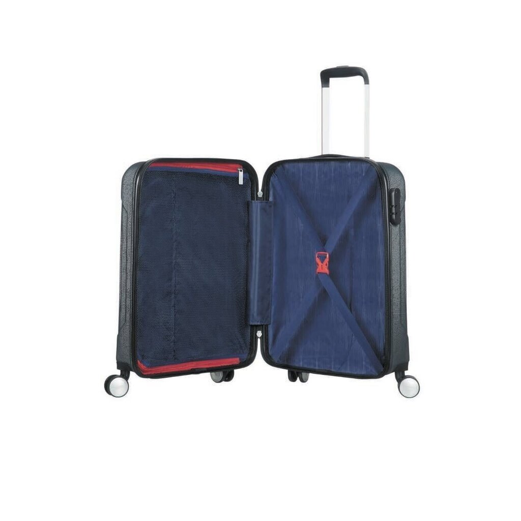 American Tourister lentolukku Spinner Tracklite 55, tummanharmaa hinta ja tiedot | Matkalaukut ja matkakassit | hobbyhall.fi