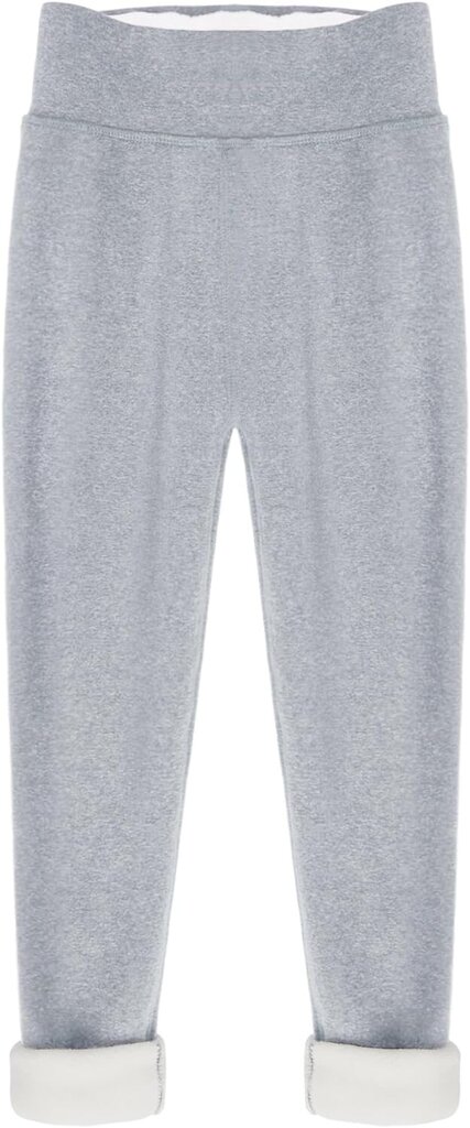 Lämpimät lasten unisex-leggingsit fleecevuorilla BIG ELEPHANT, harmaa hinta ja tiedot | Lasten talvivaatteet | hobbyhall.fi