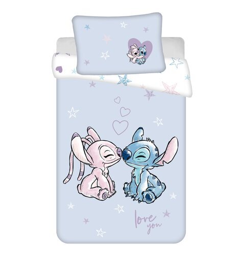 Pussilakanasetti baby Lilo and Stitch Liila 100x135+40x60cm