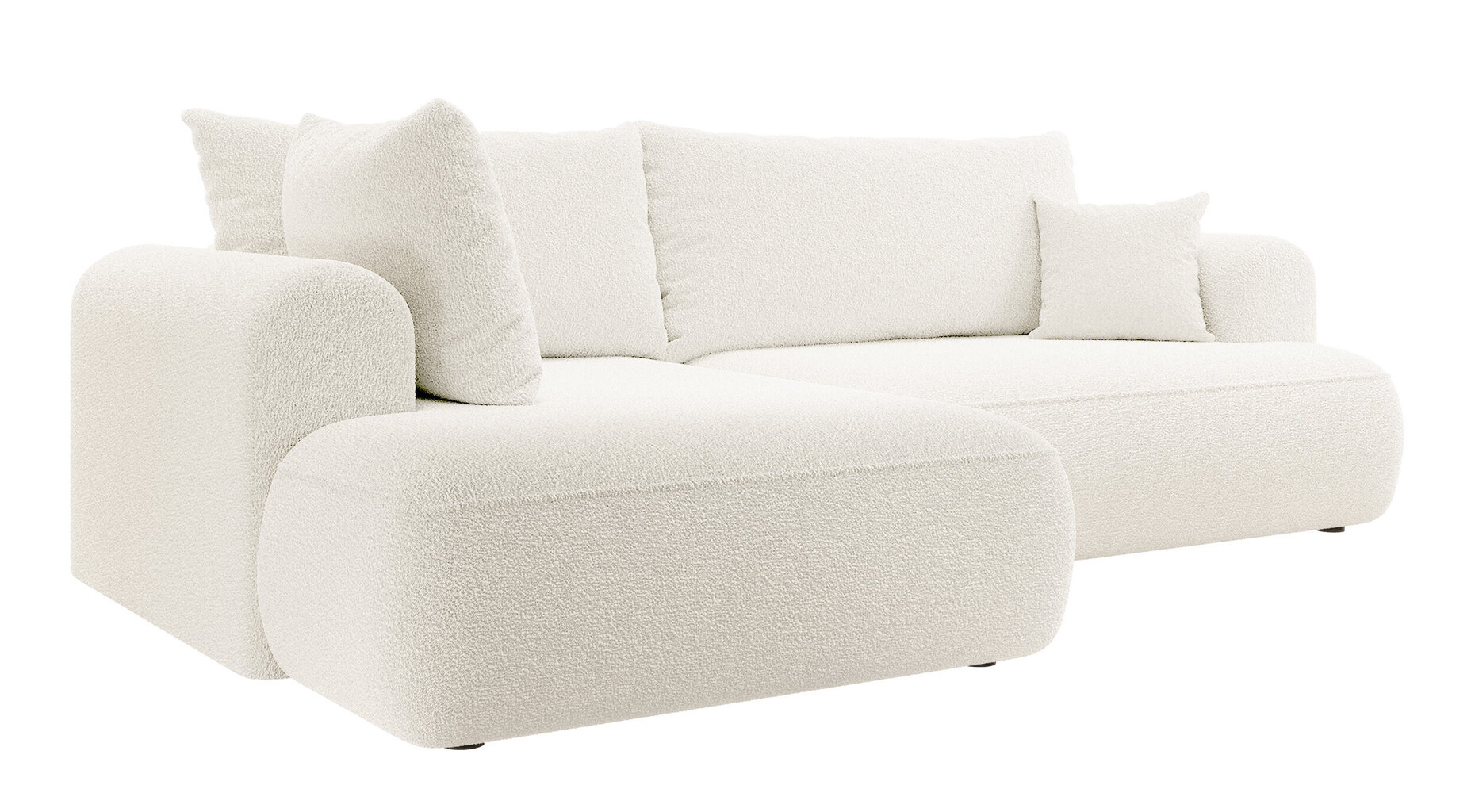 Kairinė kampinė sofa Selsey Ovo L, balta hinta ja tiedot | Kulmasohvat ja divaanisohvat | hobbyhall.fi