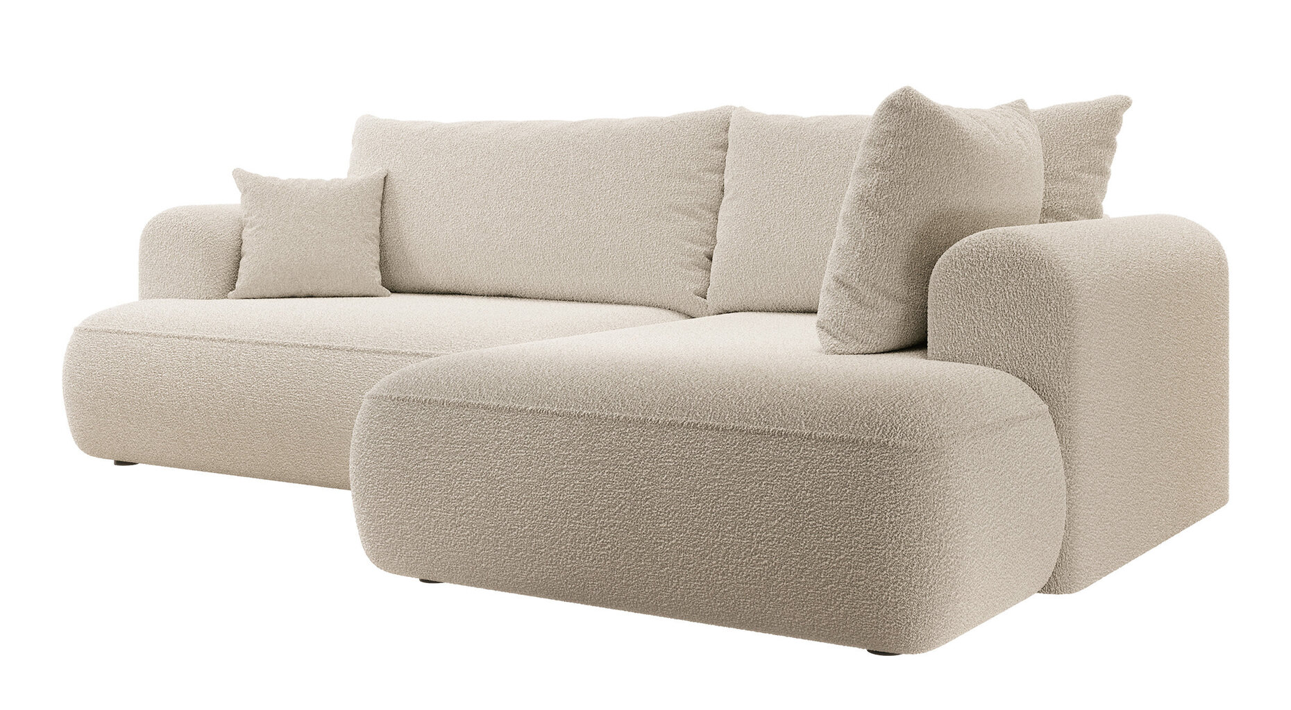 Dešininė kampinė sofa Selsey Ovo L, smėlio hinta ja tiedot | Kulmasohvat ja divaanisohvat | hobbyhall.fi