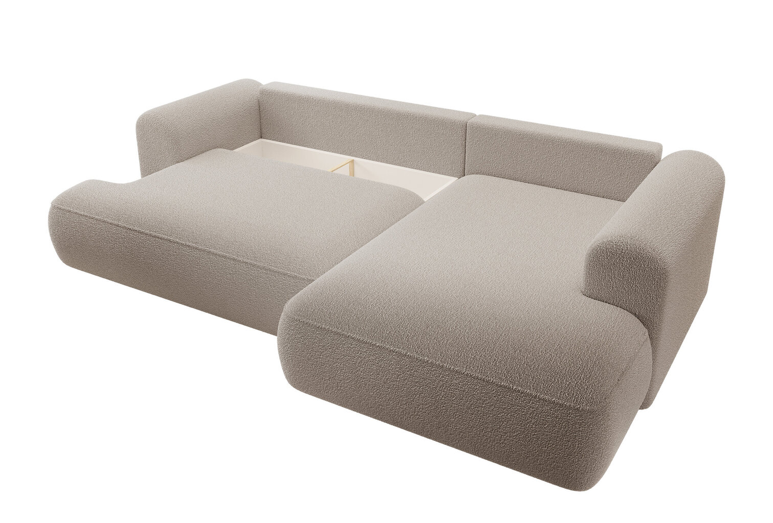 Dešininė kampinė sofa Selsey Ovo L, smėlio hinta ja tiedot | Kulmasohvat ja divaanisohvat | hobbyhall.fi