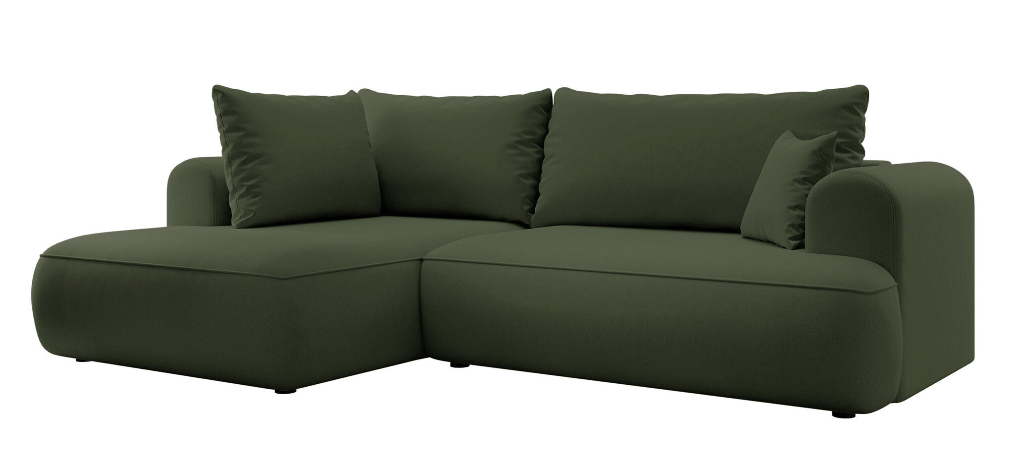 Kairinė kampinė sofa Selsey Ovo L, žalia hinta ja tiedot | Kulmasohvat ja divaanisohvat | hobbyhall.fi