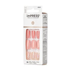 Tekokynnet imPRESS Press-On Manicure Bare But Butter Short Nails, 30 kpl. hinta ja tiedot | Manikyyri- ja pedikyyritarvikkeet | hobbyhall.fi